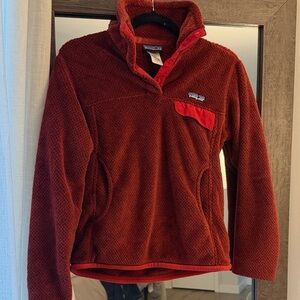 Patagonia Burgundy Fleece Jacket